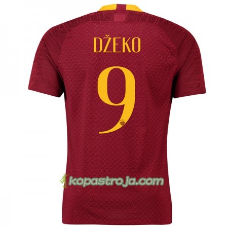 Billiga Fotbollströjor AS Roma Dzeko 9 Hemma tröja 2018/19 Kortärmad